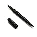 UZI Tactical Defender Pen in Ultra Durable Aircraft Aluminum with Striking Point, Black