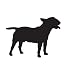Terrier Dog Pet Miniature Bull Terrier Car Truck Vehicle Bumper Helmet Decal Sticker Wall Art Laptop Design Skin Stickers