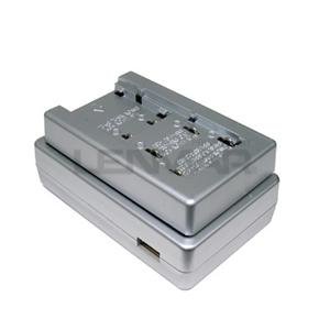 Lenmar SOLOXP-X8 Universal Li-Ion Travel Charger with USB Power Port for JVC BN-VF707U, BN-VF714U, BN-VF733U, Konica Minolta NP-700, Sharp BT-L2U and BT-L12U