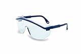Uvex S2710 Astrospec 3000 Slim Safety Eyewear, Blue Frame, Clear Ultra-Dura Hardcoat Lens Uvex S2710 Astrospec 3000 Slim Safety Eyewear, Blue Frame, Clear Ultra-Dura Hardcoat Lens