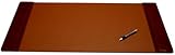 Mocha Leather 34 x 20 Desk Pad