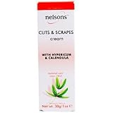 Nelson Bach USA Cuts and Scrapes Cream, with Hypericum and Calendula, 1 oz (30 g)