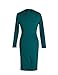Senfloco Women's Vintage Long Sleeve Office Work Business Party Bodycon Dress