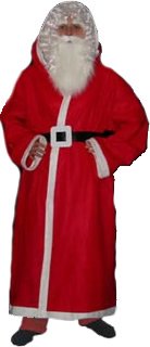 Childrens Toyshop  Toys : Santa Gown Fancy Dress