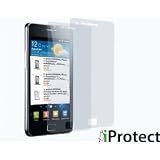 Produkt-Bild: 2 X ORIGINAL iProtect Displayschutzfolie Samsung Galaxy S2 II i9100 Displayschutz "CrystalClear" unsichtbar Galaxy 2 MADE IN GERMANY