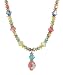 Gold Pastel Crystal Lite Necklace