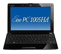 ASUS Eee PC 1005HA-PU1X-BK 10.1-Inch Black Netbook - 10.5 Hour Battery Life