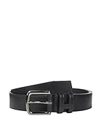 Hackett London Cinturón Piel Bridal H Keeper (Negro)