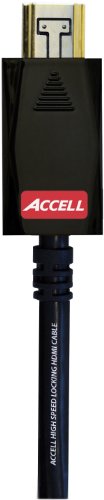 Accell B104C-001B-40 AVGrip Pro High Speed HDMI Cable with Locking Connectors - 1 Foot (0.3 Meters)