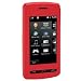 LG Vu Rubber Silicone Case Skin Cover Red