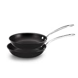 Review KitchenAid 19432 / KitchenAid Gourmet Reserved 8-Inch and 10-Inch Open Skillets Twin Pack, Black