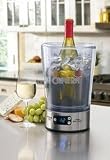 Kitchen & Housewares : Waring Pro PC50 Cordless Wine Chiller, Brushed Chrome