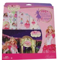 Barbie 12 Dancing Princess - Barbie Stikcer Album Set