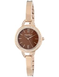 Caravelle New York Womens 44L134 Analog Display Japanese Quartz Rose Gold Watch