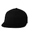 Original Blank Flexfit Flatbill Premium Fitted 210 Hat Cap Flex Fit Flat Bill Large/Xlarge - Black