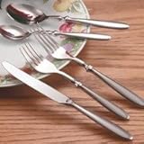 Bistro 20 piece Forged Stainless Steel Flatware Set