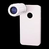 8X Zoom Lens Mobile Phone Telescope + Back Case for iPhone 4
