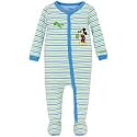 Disney Springtime Striped Mickey Mouse Stretchie for Infants