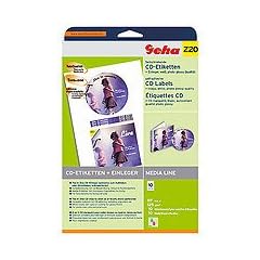 Geha CD Etiketten + Einleger Z20 photoglossy 10 Blatt