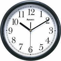 ADVANCE CLOCK CO. 10" Wall Clock [Black]