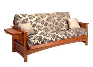 Burlington Cherry Oak Futon Gold Bond