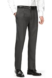 Crease Resistant Single Pleat Trousers