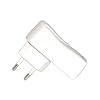 Reiselader Mini mit USB Buchse weiss 100-240 Volt / 1000 mA f�r Handy, MP3 Player, MP4 Player, Navigationssysteme, iPhone 2G 3G, iPod uvw.. 1 Ampere USB Stecker Adapter Netzteil Reiseladeger�t