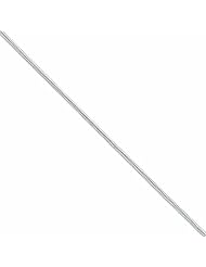 Genuine .925 Sterling Silver 2mm Round Snake Chain 20 Inch Length 16.6 Grams. 100% Satisfaction Guaranteed.
