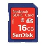 SanDisk 16GB SDHC Netbook Memory Card
