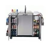Stainless Steel Outdoor Kegerator and Cart