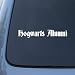 HOGWARTS ALUMNI - Vinyl Car Decal Sticker #A1607 | Vinyl Color: White