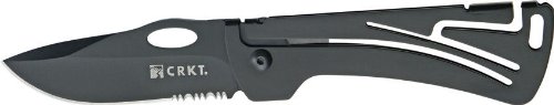 Columbia River Knife And Tool's Klecker Nirk 5185 Black Serrated Edge Knife Columbia River Knife And Tool's Klecker Nirk 5185 Black Serrated Edge Knife