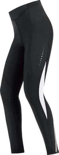 GORE RUNNING WEAR Damen Tight THERMO MYTHOS, black/white, 40 Preisvergleich