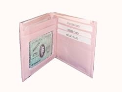 DIFRwear CL-W0078PI RFID Blocking Flip Side Wallet - Pink