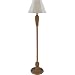Royce Lighting RLFL1000-47 Rattan Collection Indoor/Outdoor Floor Lamp, Beige Fabric Shade, Light Tan Finish