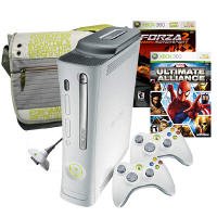 XBox 360 Console w/ Messenger Bag and CD case