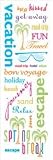 Royal Brush EZ Rub On Transfers 2.75″x9.25″ Sheet Vacation Getaway EZPR-1730, 6 Item/Order