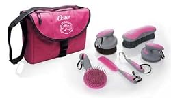 Oster Equine Care Series 7-Piece Grooming Kit, Pink