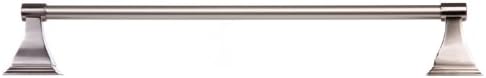 Leonard Series Towel Bar, 24-Inch, Satin Nickel