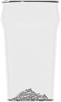 TopoCraft Mauna Kea Pint Glass made with Real USGS Topographical Data