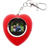 from 7DAYSHOP 7dayshop RED HEART SHAPE TFT Digital Photo Frame - 1.1 Keyring