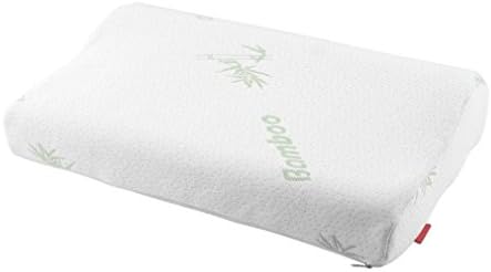 30x50 Sleep Bamboo Fiber Slow Rebound Memory Foam Pillow Cervical Health Care