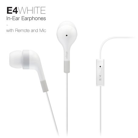31tkYZYaOyL elago E4 In Ear Noise Reducing Earphones with Superior Comfort (Compatible with iPhone 4, 1G/3GS. Control Talk with built in Microphone)