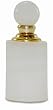 Alabaster anointing oil bottle - white 6-8ml ( .2-.27 fl. oz. )