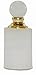 Alabaster anointing oil bottle - white 6-8ml ( .2-.27 fl. oz. )