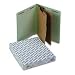 6 Section Xtra Heavy Pressboard End Tab Classification Folders, Letter, 10/Bx (ESS232...