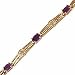 9ct Amethyst Mackintosh Bracelet
