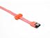 mod/smart 6in SATA II Cable w/Latch, 3Gb/s, Straight to Straight, UV Red - with FREE ...