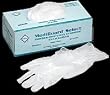Medline Industries 60MSV402 Medium Power-Free Vinyl Exam Gloves - Box of 100