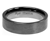 Titanium Ring with matte polish. Width: 6mm